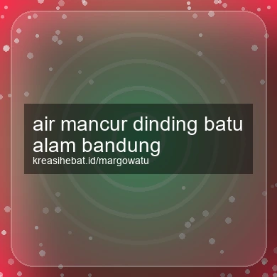 Air Mancur Dinding Batu Alam Bandung