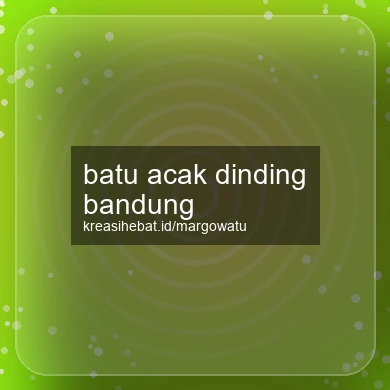 Batu Acak Dinding Bandung