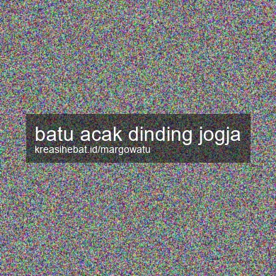 Batu Acak Dinding Jogja