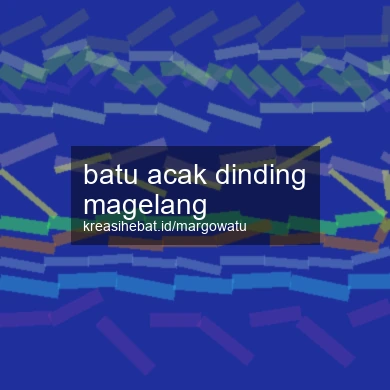 Batu Acak Dinding Magelang