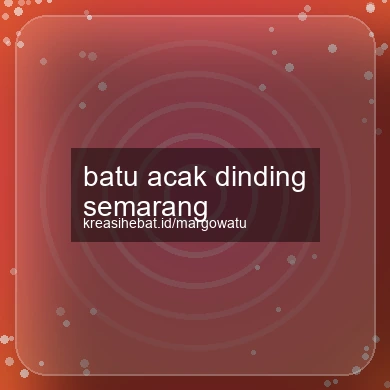 Batu Acak Dinding Semarang