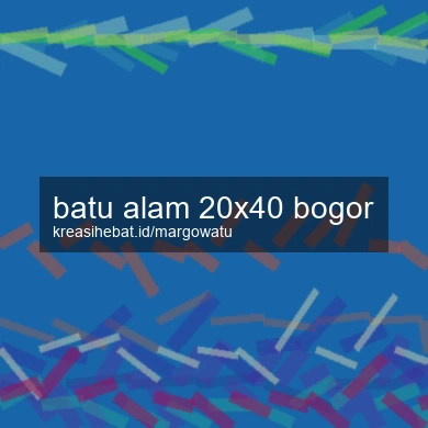 Batu Alam 20x40 Bogor