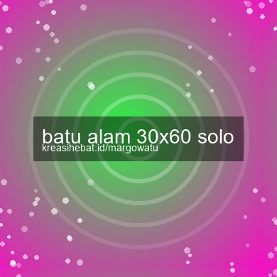 Batu Alam 30x60 Solo
