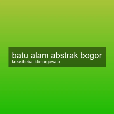 Batu Alam Abstrak Bogor