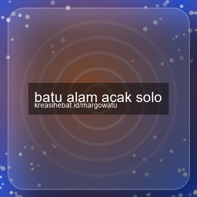 Batu Alam Acak Solo