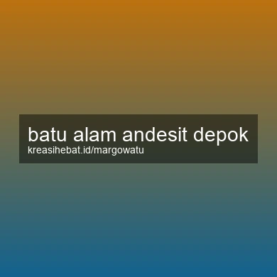 Batu Alam Andesit Depok