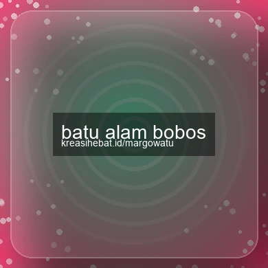 Batu Alam Bobos