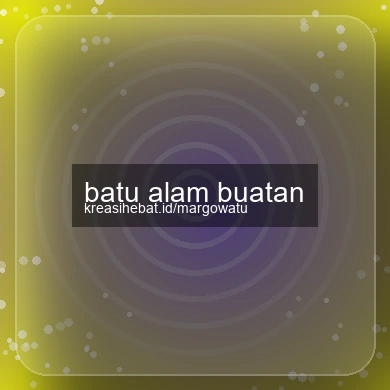 Batu Alam Buatan