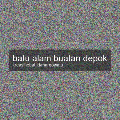 Batu Alam Buatan Depok