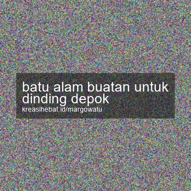 Batu Alam Buatan Untuk Dinding Depok