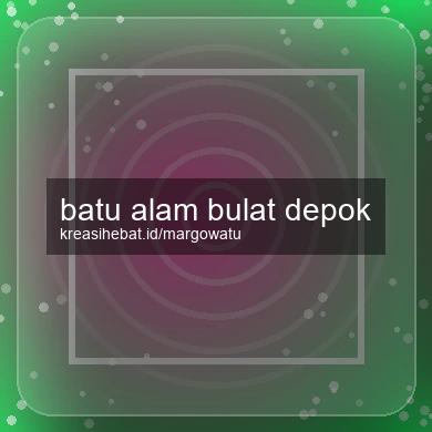 Batu Alam Bulat Depok