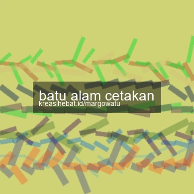 Batu Alam Cetakan