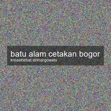 Batu Alam Cetakan Bogor