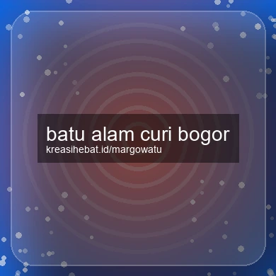 Batu Alam Curi Bogor