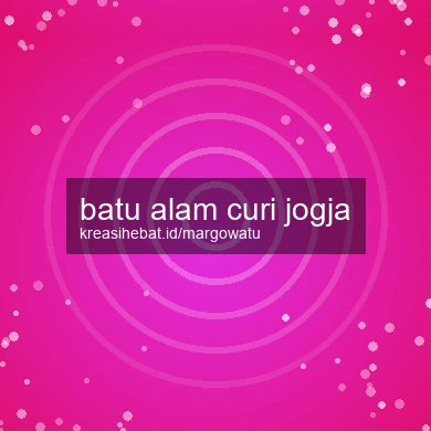 Batu Alam Curi Jogja