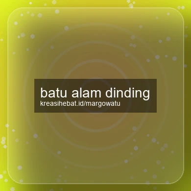 Batu Alam Dinding