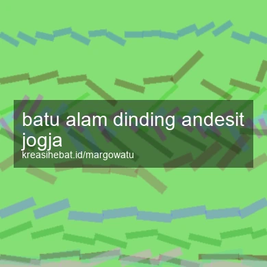 Batu Alam Dinding Andesit Jogja