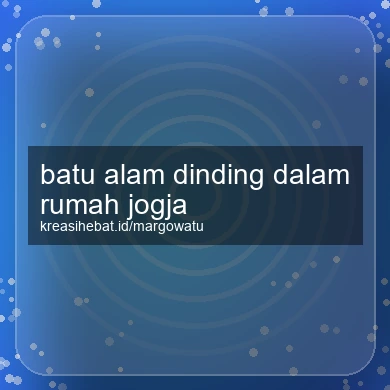 Batu Alam Dinding Dalam Rumah Jogja