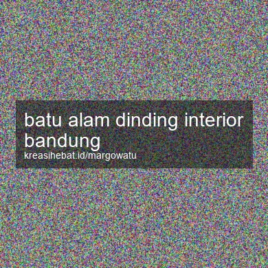 Batu Alam Dinding Interior Bandung