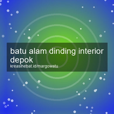 Batu Alam Dinding Interior Depok