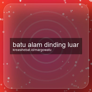 Batu Alam Dinding Luar
