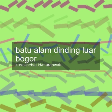 Batu Alam Dinding Luar Bogor