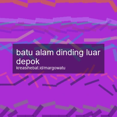 Batu Alam Dinding Luar Depok