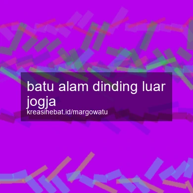Batu Alam Dinding Luar Jogja