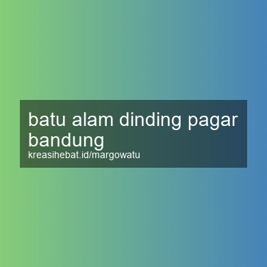 Batu Alam Dinding Pagar Bandung