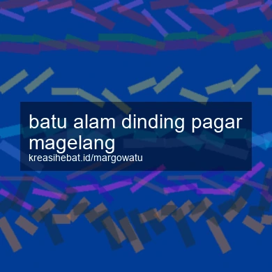 Batu Alam Dinding Pagar Magelang