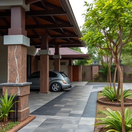 Batu Alam Dinding Pagar Tangerang