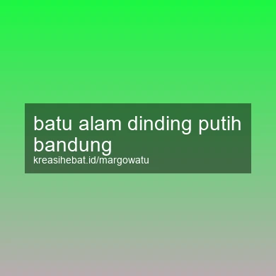 Batu Alam Dinding Putih Bandung