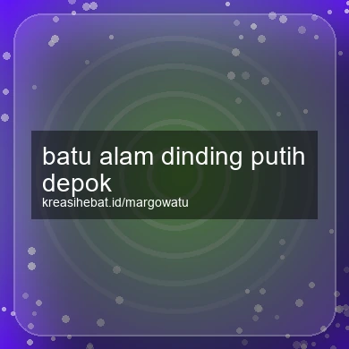 Batu Alam Dinding Putih Depok