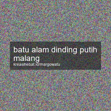 Batu Alam Dinding Putih Malang