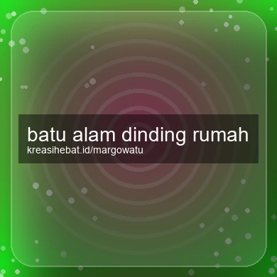 Batu Alam Dinding Rumah
