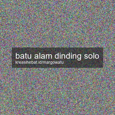 Batu Alam Dinding Solo