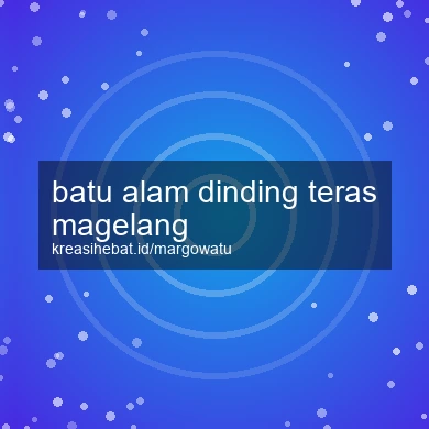 Batu Alam Dinding Teras Magelang