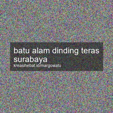 Batu Alam Dinding Teras Surabaya