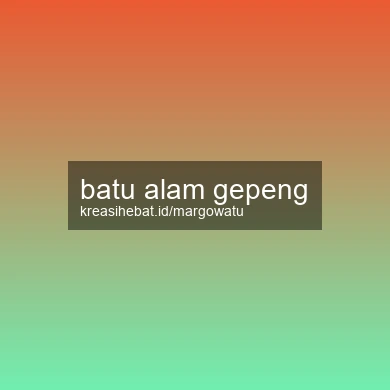 Batu Alam Gepeng