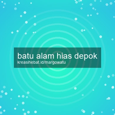 Batu Alam Hias Depok