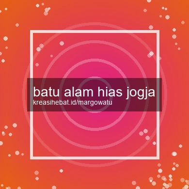Batu Alam Hias Jogja