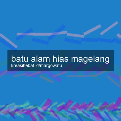 Batu Alam Hias Magelang