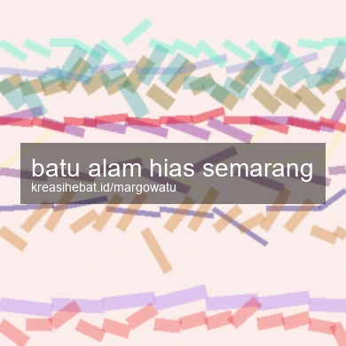 Batu Alam Hias Semarang