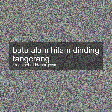 Batu Alam Hitam Dinding Tangerang