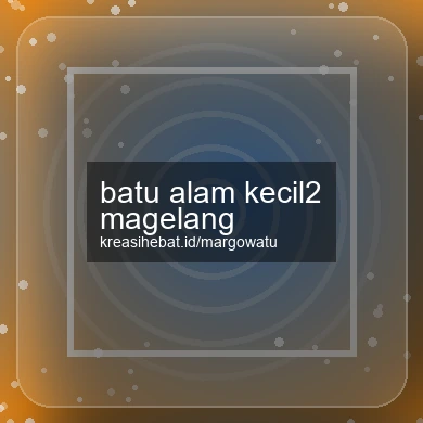 Batu Alam Kecil2 Magelang