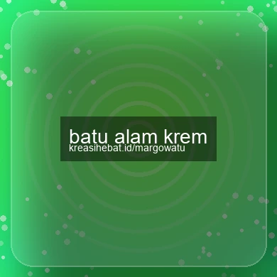 Batu Alam Krem