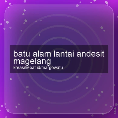 Batu Alam Lantai Andesit Magelang