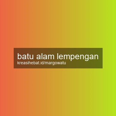 Batu Alam Lempengan