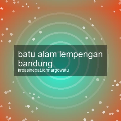 Batu Alam Lempengan Bandung