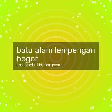 Batu Alam Lempengan Bogor